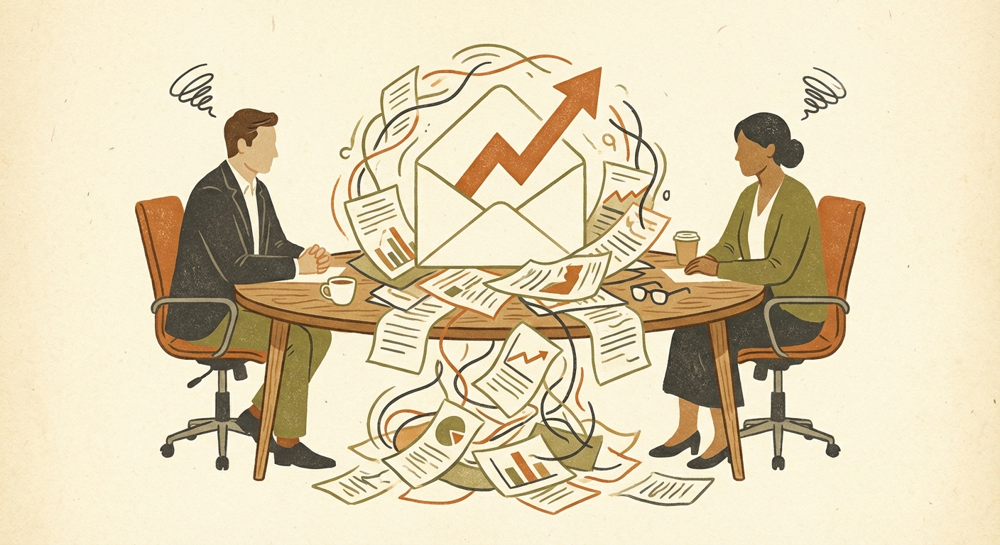 Stressful benefits renewal scene